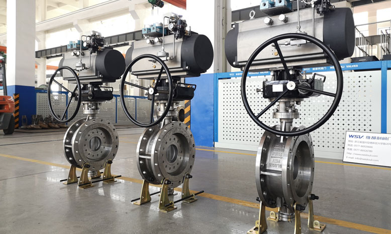 Butterfly Valve With Pneumatic Actuator Working